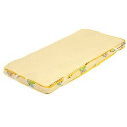 ЭКО ПУПС. Детский непромокаемый наматрасник Поверхность Classic , р. 65х125 см. (Желтый) Арт. КНАМ12