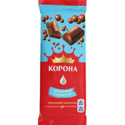 Корона. Шоколад молочный пористый 80гр(7622210893154)
