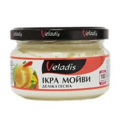 Veladis. Ікра мойви Делікатесна з/би 180 г( 4823097901212)