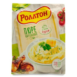 Роллтон. Пюре картофельное со вкусом курицы пакет 37г (4820179250398)