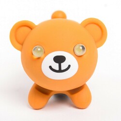 Zoonimal. Блималка для дитячого велосипеда Ведмідь, LED, на кермо. Світіння: Білий(2124430107080)