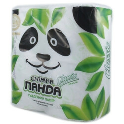 Сніжна панда. Бумага туалетная  Классик 4шт/уп ( 4823019007619)
