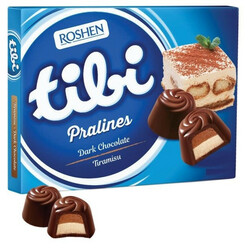Roshen. Конфеты Tibi Pralines Tiramisu 120 гр(4823077622878)