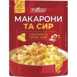 Приправа. Вироби макаронні Приправа з беконом і сиром Чеддер 150 г(4820195512067)