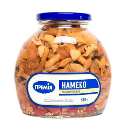 Премія. Гриби намеко мариновані стерилізовані 500 г(4824034039227)