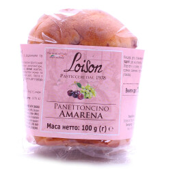 Loison. Кекс Панеттоне Mignon з вишневими цукатами 100 г   (0799729006652)