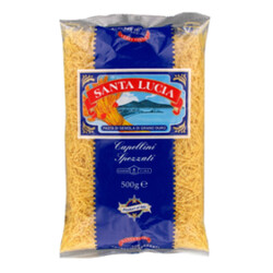 Santa Lucia. Вироби макаронні Santa Lucia Паста Капеллини Спеццати 190 500 г(8000139101908)
