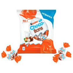 Kinder. Конфеты Schoko - bons из молочного шоколада 46 гр(4008400284620)