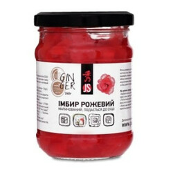 JS. Імбир маринований рожевий 240г(4901177022009)