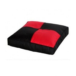 Tia-sport. Пуфики-подушки  Шахматка 50х50х10 см черный (sm-0624)