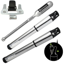 Birzman. Насос велосипедний Infinite / ручний / 90psi / срібло(4714247514829)