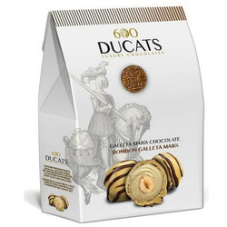 600 Ducats. Цукерки Maria молочний крем-печиво молочний шоколад, 150 г(8413463119912)