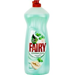 Fairy. Жидкость для мытья посуды Нежные руки чайное дерево и мята 1 л. (5413149395206)