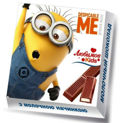 Любимов. Шоколад молочный Kids с молочной начинкой 50 гр(4820075501792)