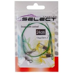 Select. Поводок зеленый 1x7 24cm 12kg (2шт/упак) (1870.24.04)