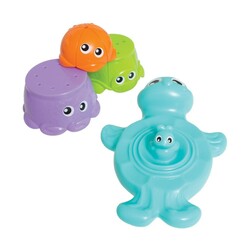 Playgro. Іграшка для ванни "Черепашка з друзями", 9мес(15410)