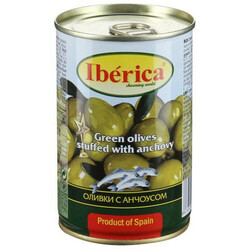 Iberica. Оливки с анчоусом 300г (8436024292336)