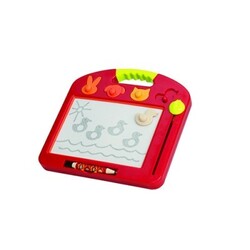 Battat. Развивающая магнитная доска для рисования – РАФАЭЛЬ (4 штампа, томатная) (BX1294Z)