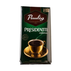 Paulig. Кофе молотый  Presidentti Original 250 г (6418474020020)