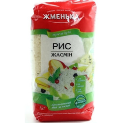 Жменька. Рис Жменька Жасмин 1 кг   (4820038700446)
