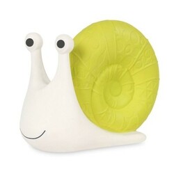 Battat.  Игрушка-прорезыватель - УЛИТКА ПОЛЛИ (100% натуральный каучук) (BX1557Z)