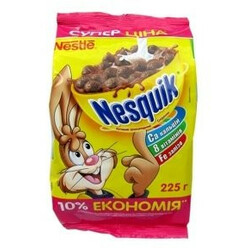 Nesquik. Завтрак готовый шоколадный 225г  (5900020023698)