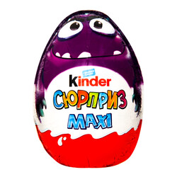 Kinder. Яйцо шоколадное Kinder Сюрприз Макси 100гр(4008400230726)