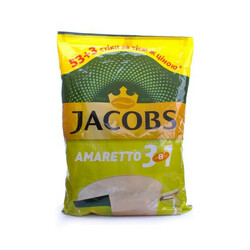 Напій кавовий Jacobs 3в1 Амаретто  56*12,5г   (4820206290991)