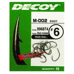 Decoy. Крючок M-002 Eggy №8 (15 шт/уп) (1562.04.88)