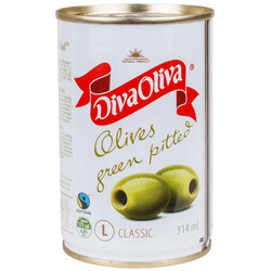 Diva Oliva. Оливки без косточки 300 гр(5060162901442)