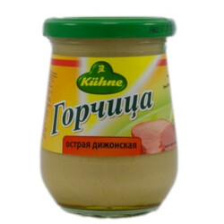Kuhne. Гірчиця Scharf aus Dijon гостра 250мл(40122359)
