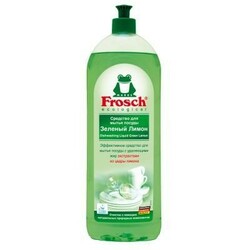 FROSCH Засіб для посуду "Зелений лимон".1л(4009175148094)