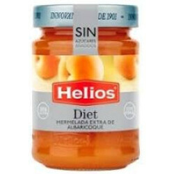 Helios. Джем из абрикос без сахара 280гр (8410095501375)