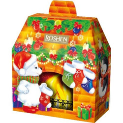 Roshen. Подарунок новорічний Новорічний камін  633 г(4823077628207)
