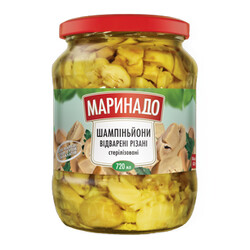 Маринадо. Шампіньйони Мариновані цілі 720мл(4820078572652)