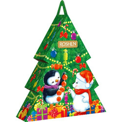 Roshen. Подарунок новорічний №6  Новорічна ялинка 380 г(4823077631146)