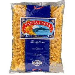 Santa Lucia. Вироби макаронні Santa Lucia Паста Тортильони 63 500 г( 8000139000638)