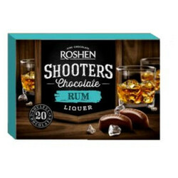 Roshen. Конфеты Shooters с ромовым ликером 150 г(4823077618932)