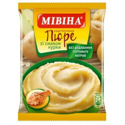Мивина. Пюре картофельное вкус курицы б/п пак 37г (4820077250186)