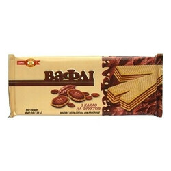 Бісквіт- Шоколад. Вафли на фруктозе с какао 130г(4820002306834)