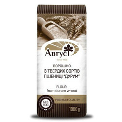 Серпень. Мука Серпень Дурум з твердих сортів пшениці 1000 г(4820019601380)