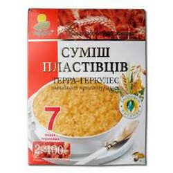 Терра .Смесь хлопьев 7 видов зерновых быстрого приготовления 800 г(4820015731852)
