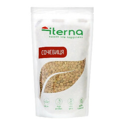Iterna. Крупа Iterna чечевица зеленая 400 г(4829900025649)