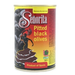 Senorita. Маслины Испанские Б/к 420г(8436024295221)