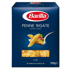 Barilla. Вироби макаронні Barilla Пенне Ригатти 500г(8076802085738)