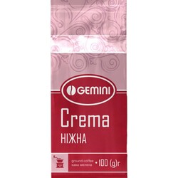 Gemini.  Кава мелений Crema 100 г(4820156431291)