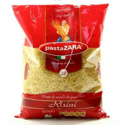 Pasta Zara. Вироби макаронні Pasta ZARA Паста Рисини 500 г   (8004350130228)