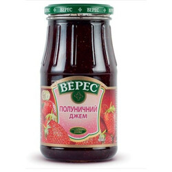 Верес. Джем клубничный 650 гр(4823105400355)
