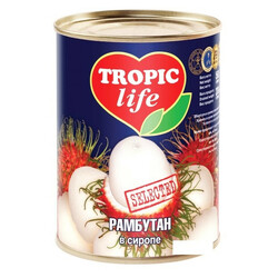 Tropic Life. Рамбутан в сиропе 580 мл(5060162901107)