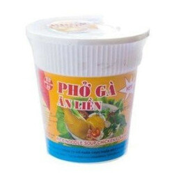 Bich - Chi.  Локшина Bich - Chi рисова із смаком курки склянка 50 г(8934863308701)